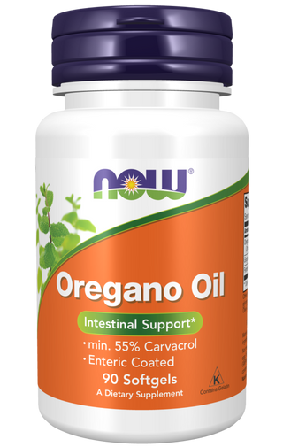 NOW Oregano Oil x 90 Cápsulas Moles - Suporte Imunitário e Digestivo