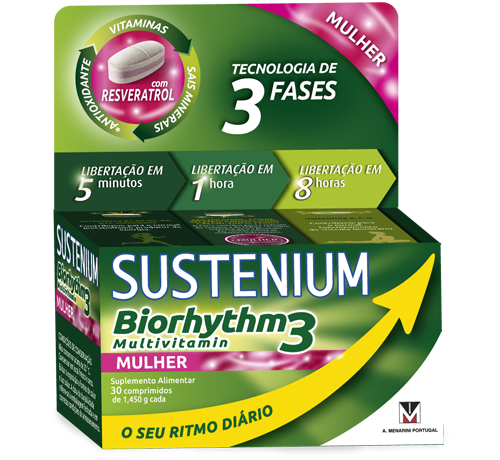 Sustenium Biorhythm 3 Mulher 30 Comprimidos