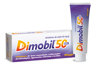 Dimobil 50mg/g Gel Anti-inflamatório 100g - Alívio da Dor