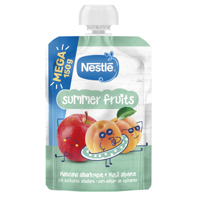 Nestlé Summer Fruits Maçã Alperce (+12m) 150g