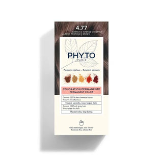 Phyto Phytocolor Tinte Permanente para el Cabello - 4.77 Castaño Castaño