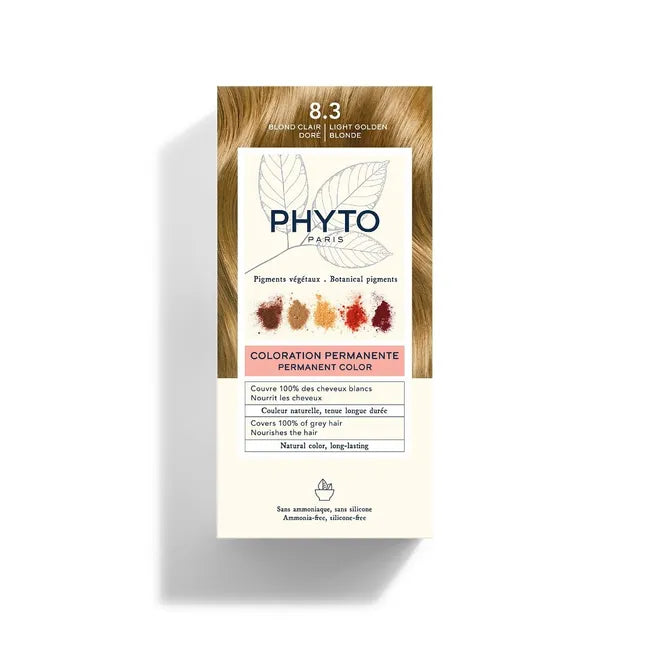 Phyto Phytocolor Coloração Permanente - 8.3 Louro Claro Dourado