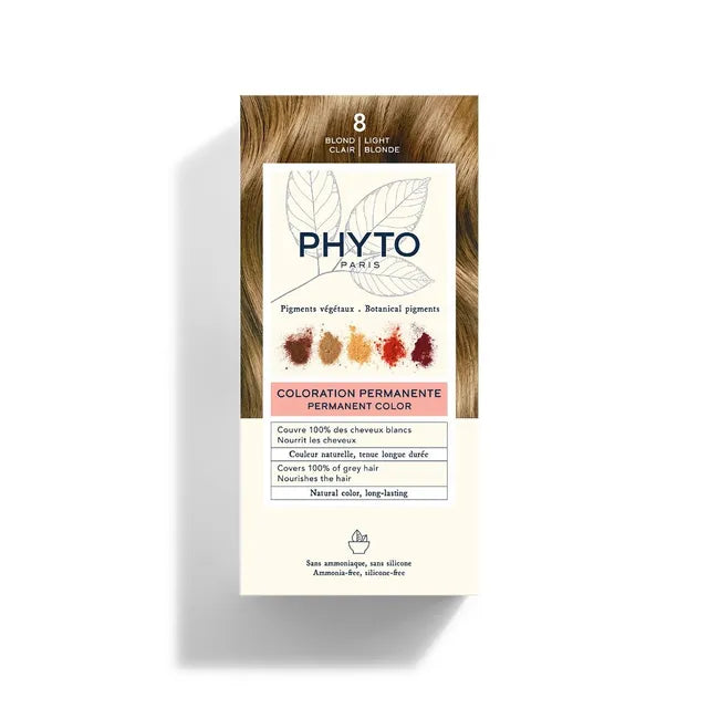 Phyto Phytocolor Coloração Permanente - 8 Louro Claro