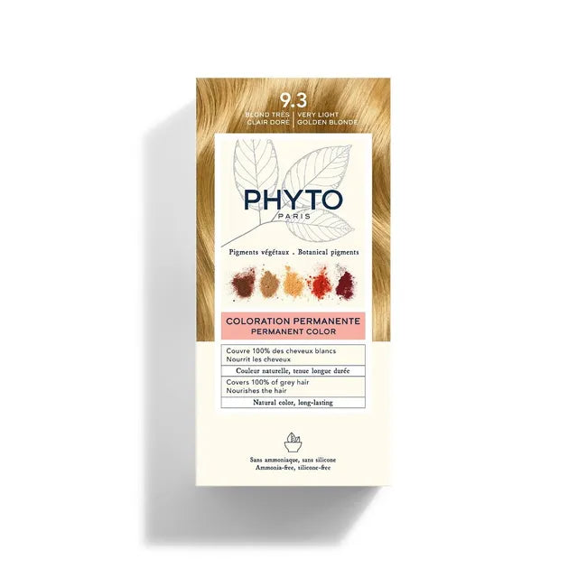 Phyto Phytocolor Coloração Permanente - 9.3 Louro Muito Claro Dourado