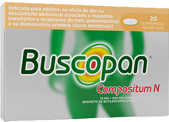 Buscopan Compositum N 10mg+500mg 20 Comprimidos