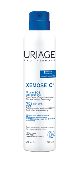 Uriage Xémose C8+ Bruma SOS Anti-Prurido 200mL – Conforto Imediato & Nutrição