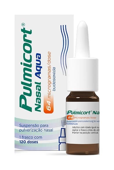 Pulmicort Nasal Aqua 64µg/dose Suspensão para Pulverização Nasal 120 doses