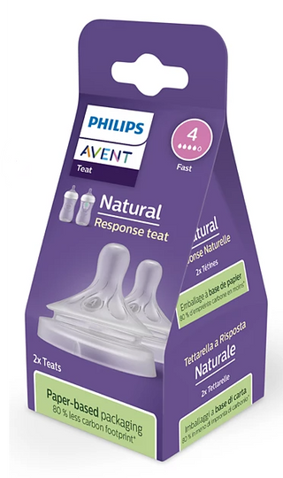 Philips Avent Tetina Natural Response Fluxo Rápido (4 Gotas) x2