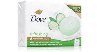 Dove Refreshing Sabonete Sólido 2x90g  – Limpeza & Hidratação