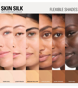 Makeup Revolution Skin Silk Brightener & Concealer – Tan Golden