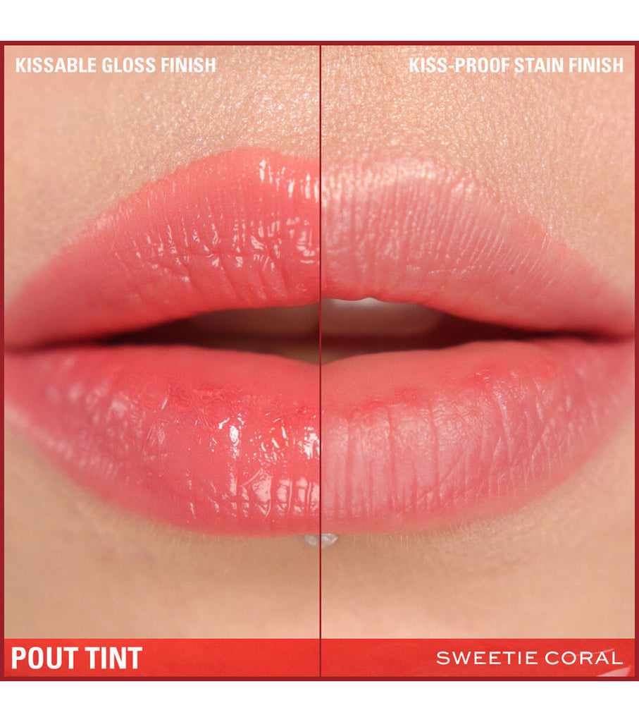 Pintalabios líquido Pout Tint de Makeup Revolution - Sweetie Coral