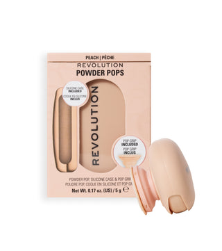 Revolution Powder Pops & Pop Grip Capa de Silicone – Peach