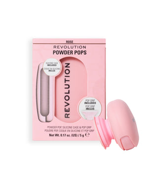 Revolution Powder Pops & Pop Grip Capa de Silicone – Rose