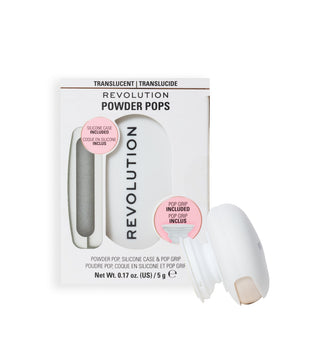 Revolution Powder Pops & Pop Grip Capa de Silicone – Translucent