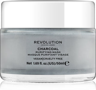 Revolution Skincare Máscara Facial de Carvão 50mL – Limpeza & Controlo da Oleosidade