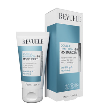 Revuele Creme Hidratante Double Hyaluron +B5 50mL – Hidratação & Firmeza