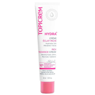 Topicrem HYDRA+ Creme Rico 40ml - Hidratação e Luminosidade