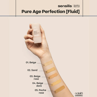 Sensilis Pure Age Perfection Fluid Beige 30mL – Cobertura & Controlo da Oleosidade