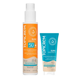 Topicrem SUN PROTECT Pack Spray Solar SPF50+ 150ml + After Sun 50ml Oferta