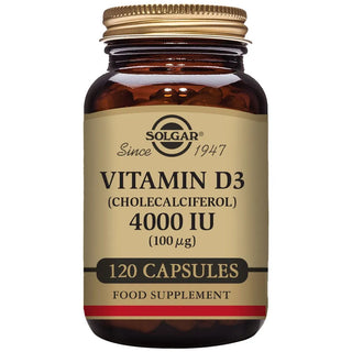Solgar Vitamina D3 4000 IU x 120 Cápsulas Vegetais - Imunidade e Ossos