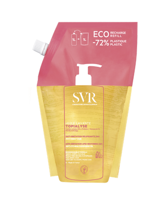 SVR Topialyse Óleo Lavante  Micelar Refill 1L – Limpeza Nutritiva