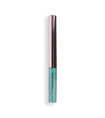 Delineador de ojos líquido Chromatic Eyeliner de Makeup Revolution - Teal Bling