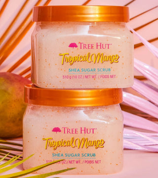 Tree Hut Tropical Mango Shea Sugar Scrub 510g – Esfoliação & Hidratação