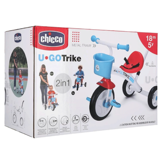 Chicco Triciclo U-Go - Triciclo Evolutivo com Pega Parental