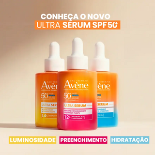 Avène Ultra Sérum Hidratante SPF50+ 30mL – Proteção & Conforto
