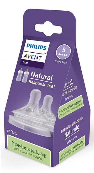 Philips Avent Tetina Natural Response Fluxo Ultra Rápido (5 Gotas) x2