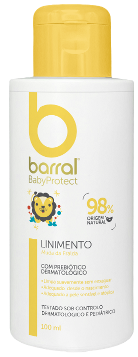 Barral BabyProtect® Linimento 100ml - Limpeza e Proteção sem Enxaguamento
