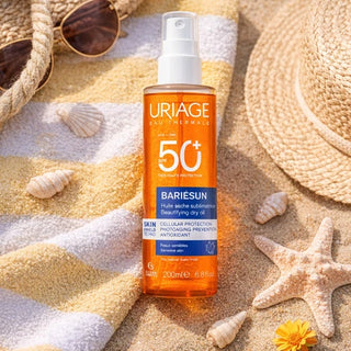 Uriage Bariésun Óleo Seco SPF50+ 200ml – Efeito Acetinado