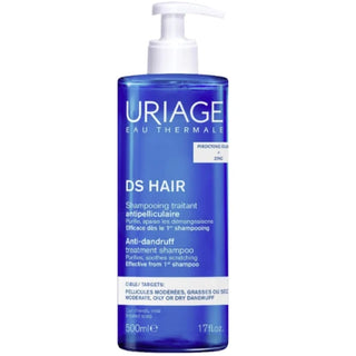 Uriage DS Hair Champô Anti-Caspa 500mL – Ação Purificante & Anti-Prurido
