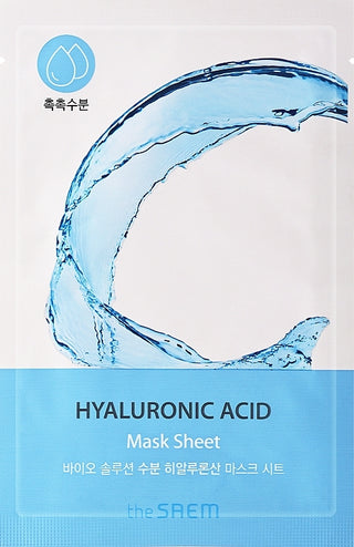 The Saem Máscara Facial Ácido Hialurónico Bio Solution 21ml – Hidratação & Conforto