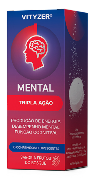 Vityzer Mental Frutos do Bosque x 20 Comprimidos Efervescentes