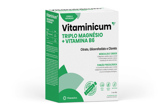 Vitaminicum Triplo Magnésio + Vitamina B6 15 Ampolas - Músculos e Fadiga