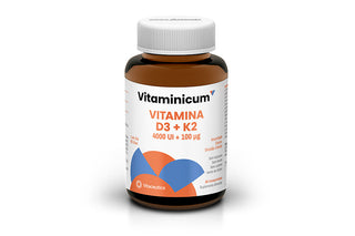 Vitaminicum Vitamina D3 + K2 60 Comprimidos - Ossos, Imunidade e Músculos