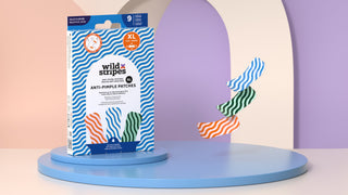 Wild Stripes Pimple Patches XL Clear x9 – Adesivos Anti-Imperfeições