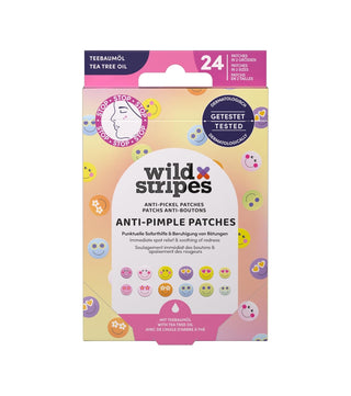 Wild Stripes Pimple Patches Smile Stop 24 Unidades - Adesivos Anti-Imperfeições