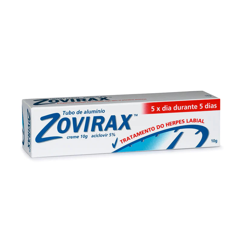 Zovirax, 50 mg/g-10 g x 1 Creme Bisnaga