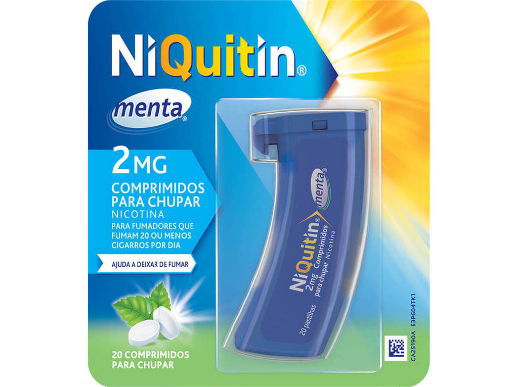 Niquitin Menta, 2 mg x 20 comp chupar