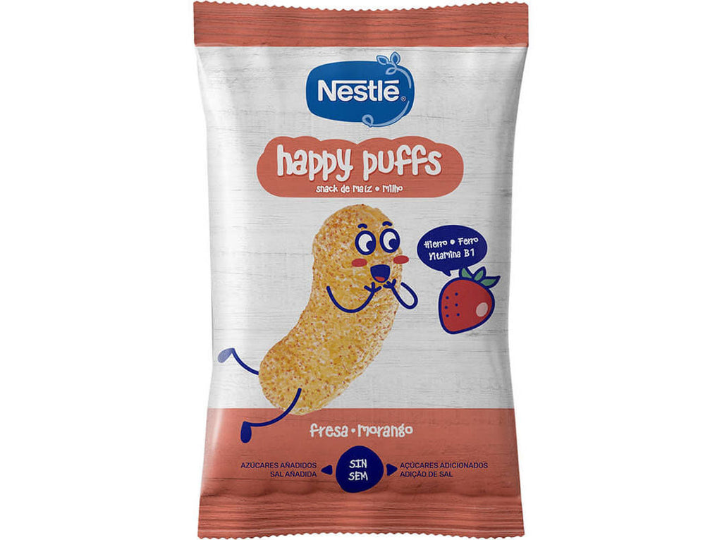 Nestlé Happy Puffs Morango 28g
