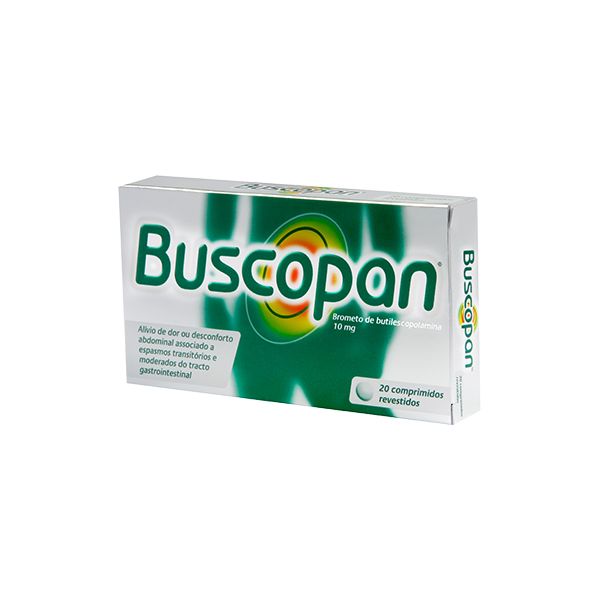 Buscopan, 10mg x 20 Comprimidos Revestidos