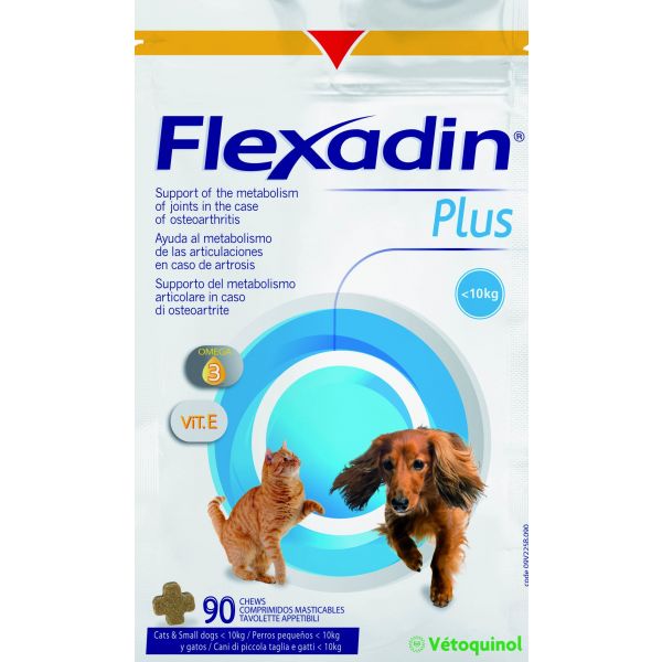 Flexadin Plus Small Dog & Cat x90 Comprimidos Mastigáveis