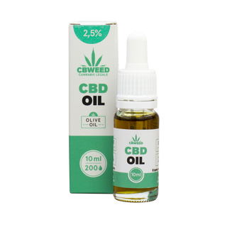 CBweed Óleo CBD com Azeite 2,5%  10mL