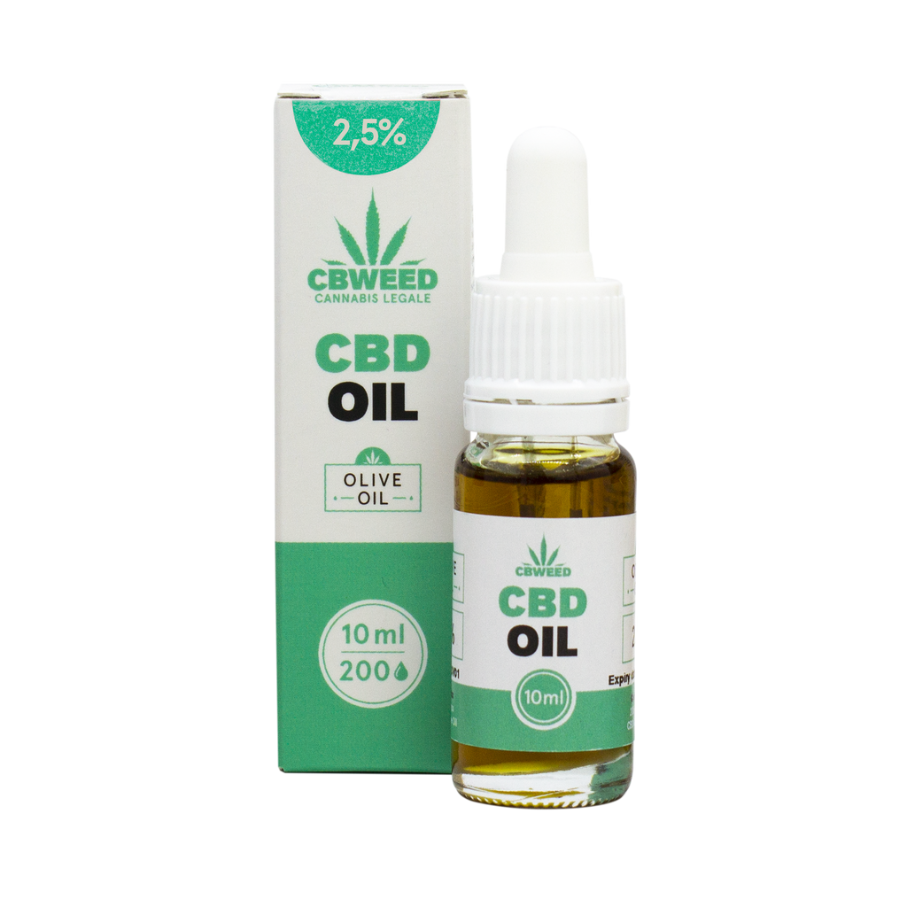 CBweed Óleo CBD com Azeite 2,5%  10mL