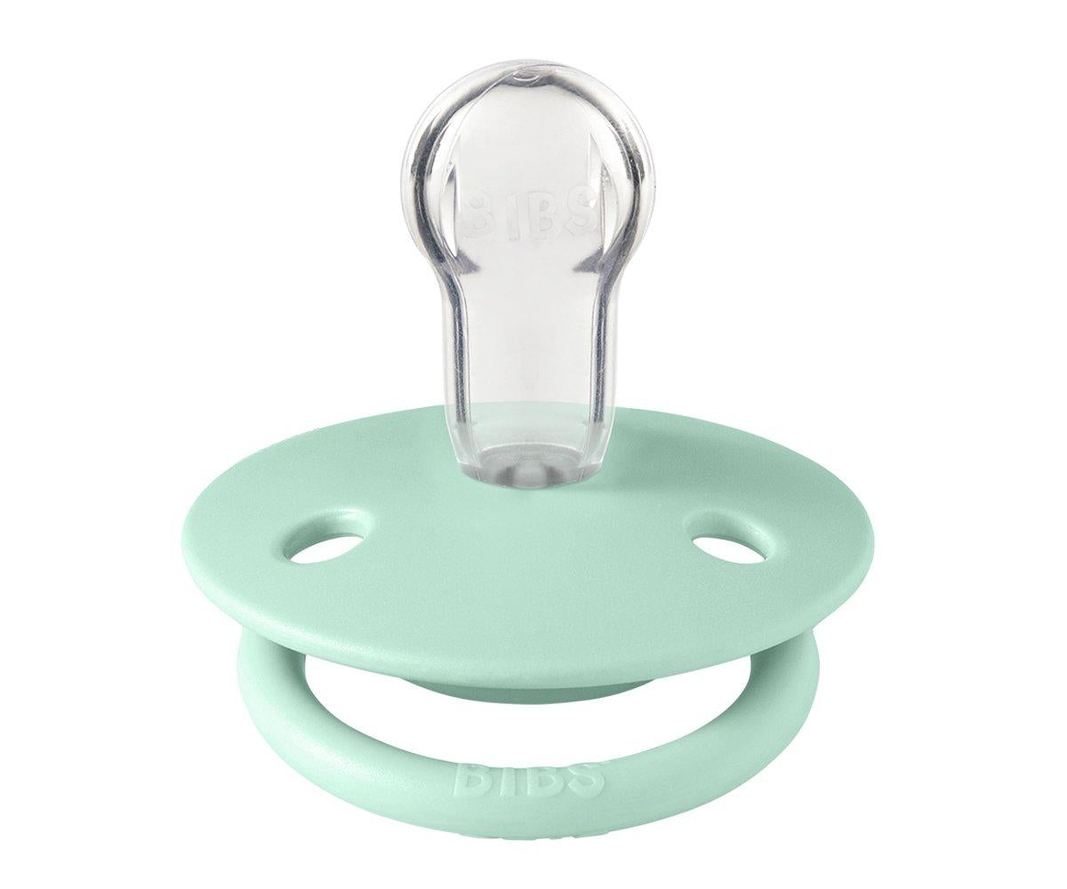 BIBS DE LUX Chupetas Silicone 0-3 anos Nordic Mint/ Island Sea x2