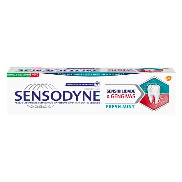 Sensodyne Sensibilidade Gengivas Pasta Dentes Fresh Mint 75Ml