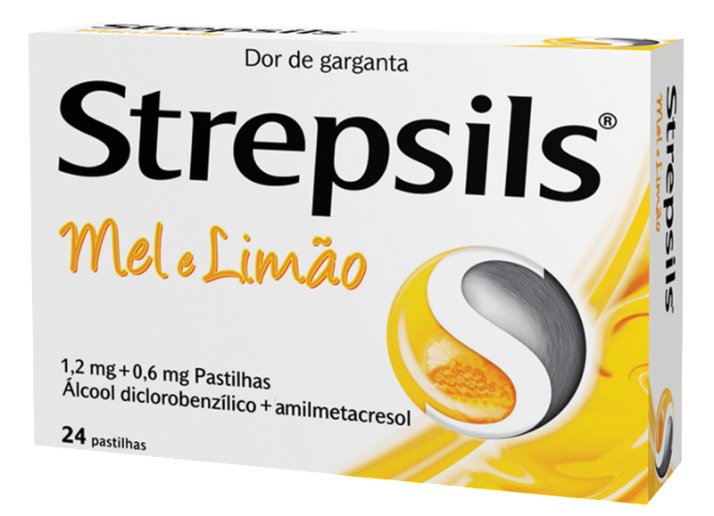 Strepsils Mel e Limão 24 pastilhas