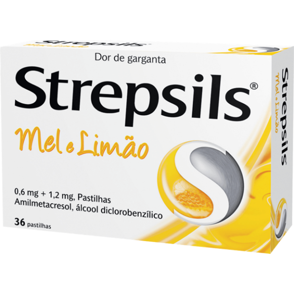 Strepsils Mel e Limão 36 pastilhas